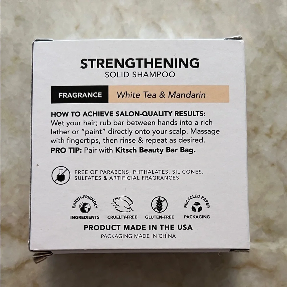 NEW Kitsch Strengthening Solid Shampoo - Rice Water Protein - Picture 2 of 2